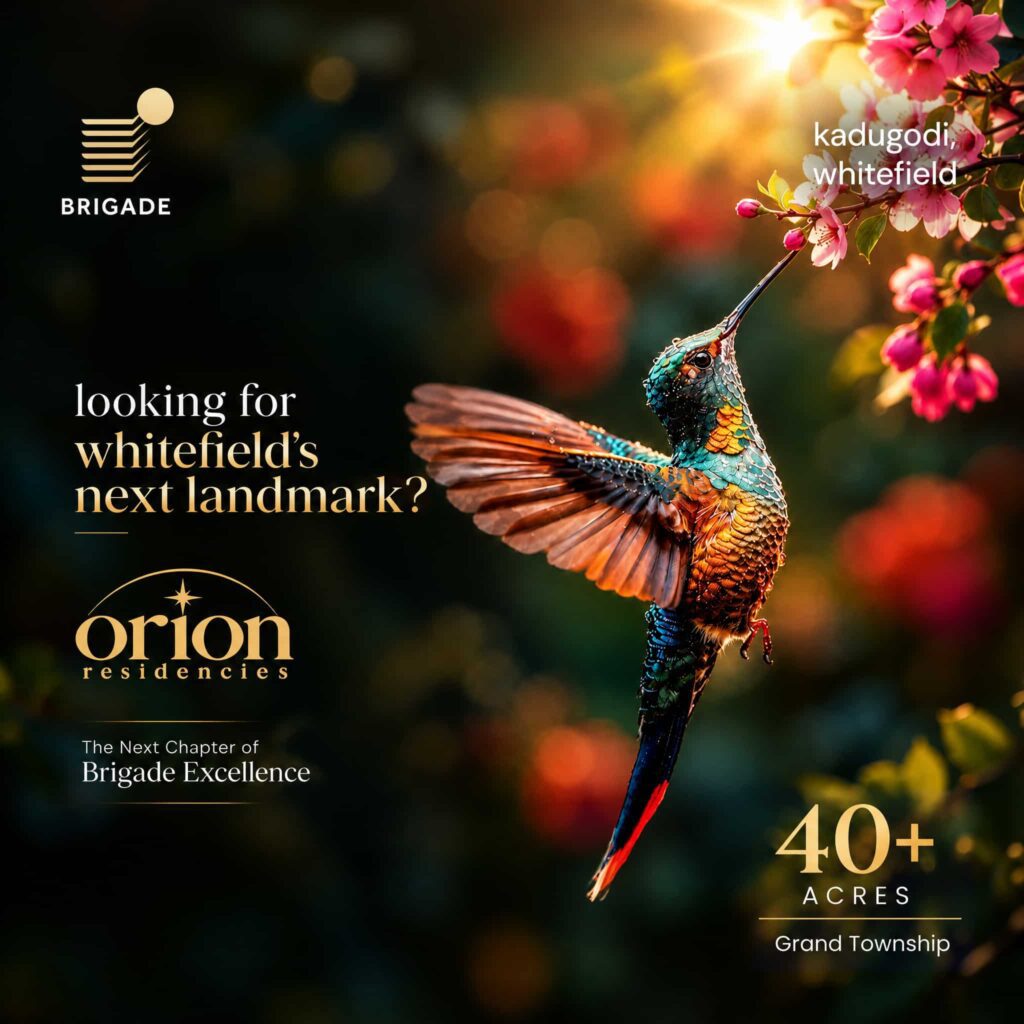Brigade Kadugodi, Whitefield 40+ acre township campaign artwork