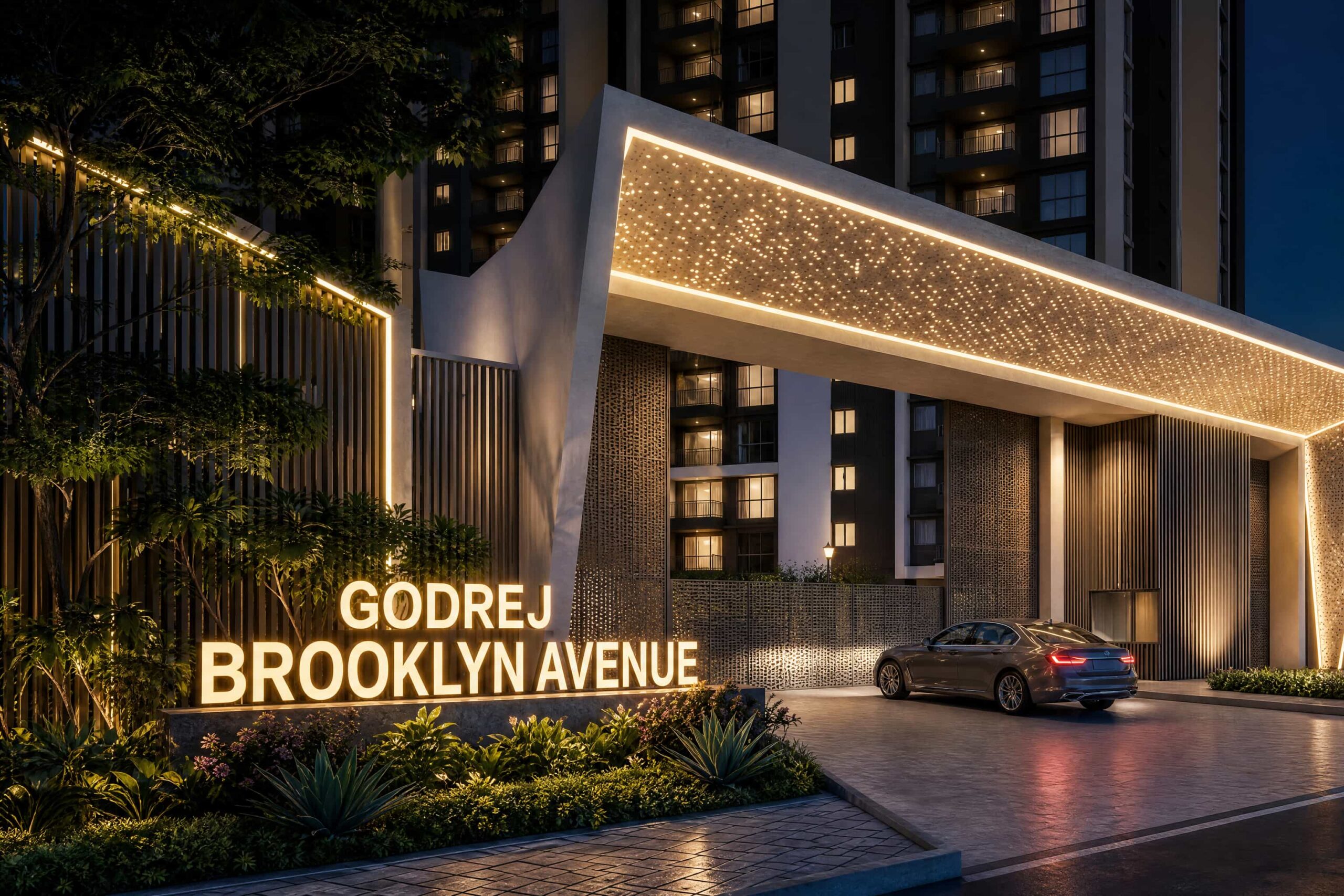 Godrej Brooklyn Avenue Kukatpally &mdash; artist's impression of the arrival gate