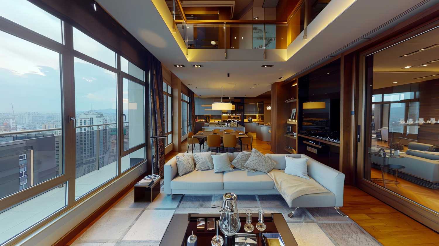 Godrej Epoque — a representative living and dining interior